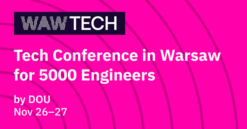 WAWTech — Warsaw, November 26-27