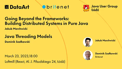 Java User Group Łódź: 2 prezki, 23/03. Bezpłatnie