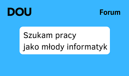 Szukam pracy jako młody informatyk 