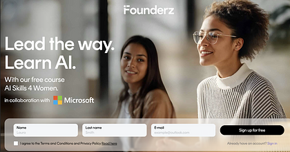 Microsoft i Founderz uruchomili darmowy program uczący kobiety pracy z systemami AI