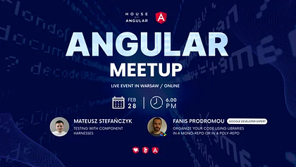 Angular Warsaw #42, 28/02/23, Free Entrance